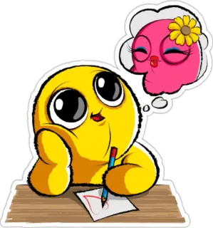 🗯 1c572451 Emoji, Sticker, Liebe, Traum, Zeichnung, Cartoon telegram sticker