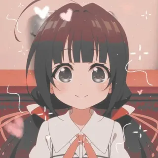 💗 ea63c9e0 Аниме девушка, Каваий, Милый, Манга, Мультфильм, Иллюстрация telegram sticker