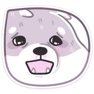 👹 3dc4fd79 chien, chiot, mignon, animal, animal de compagnie, dessin animé telegram sticker
