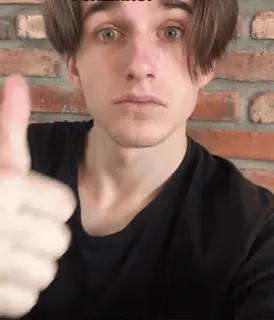 👍 c6d2b5cd 人物, 点赞, 肖像, 年轻人, 积极, 赞同 telegram sticker