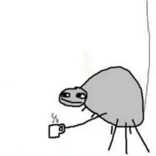 😂 d63eef67 laba-laba, kopi, kartun, gambar, meme, humor telegram sticker