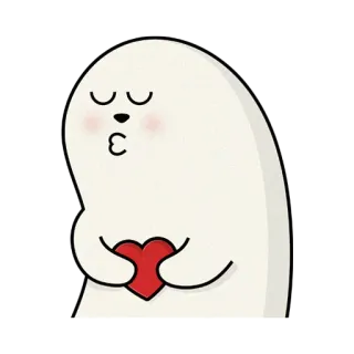 😘 e070b590 可爱, 心, 爱, 卡通, 角色, 吻, 迷人 telegram sticker