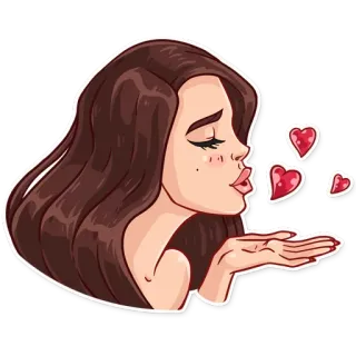 Lana Del Rey whatsapp stickers