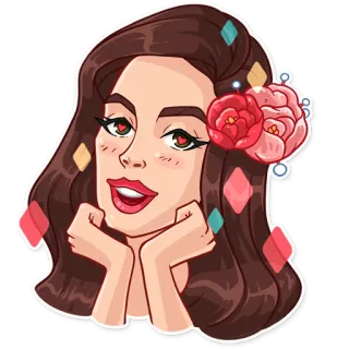 Lana Del Rey telegram stickers