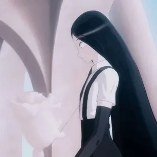 🎱 f98445bc Phosphophyllite Houseki no Kuni Anime, Postać, Houseki no Kuni, Fosfofilit, Manga, Klejnot, długie włosy telegram sticker