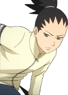 😒 ac420906 Shikamaru Nara Naruto アニメ, マンガ, キャラクター, 忍者 telegram sticker
