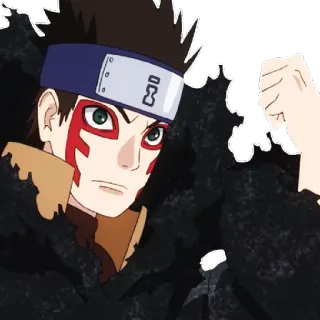 😠 be09c646 Kiba Inuzuka Naruto 犬塚キバ, ナルト, アニメ, 漫画, 忍者 telegram sticker