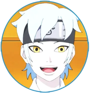 😀 ce321386 Mitsuki Boruto อนิเมะ, มังงะ, มิตสึกิ, โบรุโตะ, ตัวละคร, ยิ้ม, นินจา telegram sticker