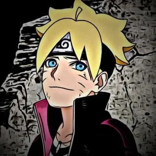 🌀 7f44a44b Boruto Uzumaki Boruto Anime, Manga, Ninja, Karakter, Rambut Pirang, Mata Biru, Ikat Kepala, Kartun telegram sticker