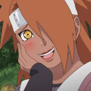 🥰 1829f8ce Anime, Nữ, Dễ thương, Cười, Nhân vật, Tóc cam telegram sticker