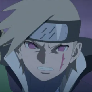 🌀 650d3d81 Anime, Nhân vật, Vết sẹo, Băng đô, Mắt tím telegram sticker