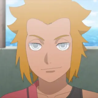 🌀 f858169e Anime, Nhân vật, Chân dung, Đàn ông, Tóc vàng, Hoạt hình telegram sticker