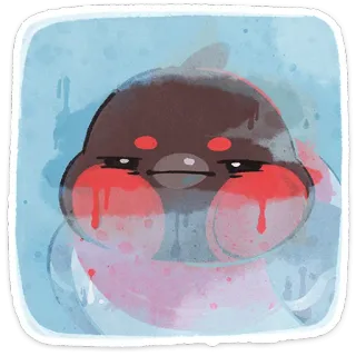 🐦 b83a3ee2 uccello, carino, animale, adesivo, cartone animato telegram sticker