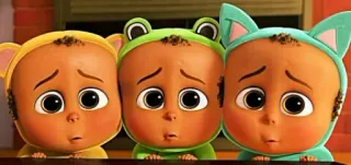 🙁 9f3d6b40 아기, 만화, 동물 telegram sticker