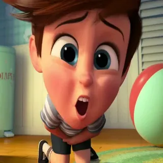 😣 a225d858 Boss Baby The Boss Baby 만화, 아기, 웃긴, 애니메이션, 놀람, 영화 telegram sticker