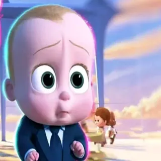 😳 a84e6f1e Boss Baby The Boss Baby 아기, 만화, 정장, 넥타이, 보스 베이비 telegram sticker