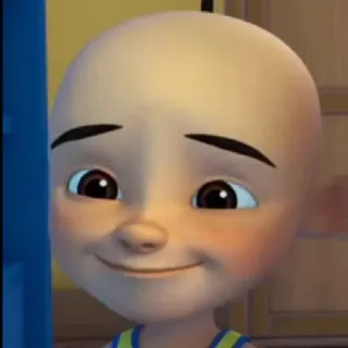 🏁 2bb18296 Upin Upin & Ipin cartone animato, personaggio, Upin, Upin & Ipin, bambino, animato whatsapp sticker