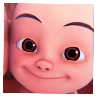 🏁 7bf1a342 Upin & Ipin cartone animato, bambino, faccia, animazione, personaggio whatsapp sticker