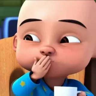 🏴 7772bcb7 Upin Upin & Ipin Kartun, Karakter, Bayi, Anak, Asia telegram sticker