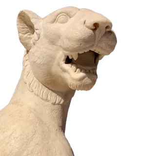 🙀 bf4f27d0 lion, statue, stone, animal, mammal, sculpture telegram sticker
