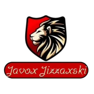 ⚜ 02e79fd1 Javox Jizzaxski leone, scudo, stemma, animale, rosso, stemma whatsapp sticker