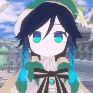 😰 2905be85 Venti Genshin Impact venti, genshin impact, anime, karakter game telegram sticker