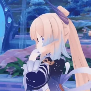 🤨 49c6c13b Kokomi Genshin Impact Anime, Video game, Karakter, Wanita, Kokomi, Genshin Impact telegram sticker