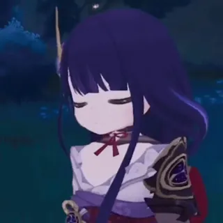 😒 c7e436d7 Raiden Shogun Genshin Impact Anime, Video game, Gadis, Karakter, Genshin Impact, Raiden Shogun telegram sticker