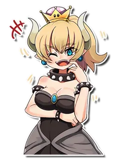 🤣 f03dbf54 Bowsette ハ Аниме, Манга, Фан-арт, Видеоигра, Персонаж telegram sticker