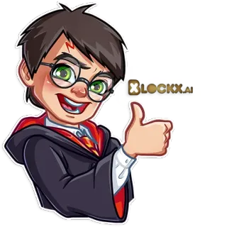 👌 328103cd Harry Potter xBloonk.cc 哈利波特, 巫师, 魔法, 卡通, 奇幻, 角色 telegram sticker