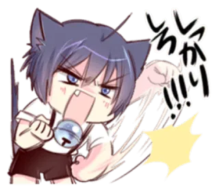 🤬 61bf82e8 しっかり アニメ, 猫, 怒り, しっかり, 子猫, 漫画 telegram sticker