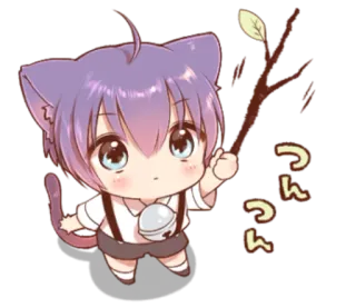 😶 c9f676f2 っつ
つ
つ Аниме, Манга, Котомальчик, Каваий, Милые, Стикер, Анимированные, Чиби telegram sticker