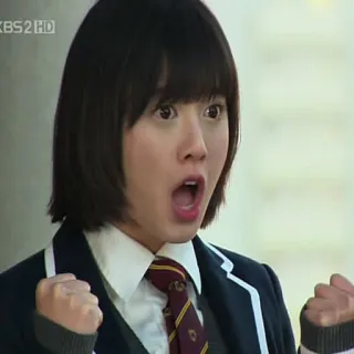 😱 97fc5546 Frau, Uniform, Schulmädchen, Aufgeregt, Koreanisch telegram sticker