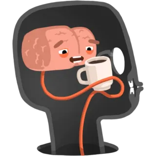Brain by @desvvt telegram stickers