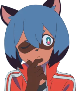 BNA - Michiru Kagemori whatsapp stickers