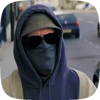 Голяк by @brassictv telegram stickers