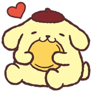 🥞 0c854670 Pom Pom Purin การ์ตูน, น่ารัก, คาวาอิ, ซานริโอ้, หมา, ปอมปอมปุริน telegram sticker