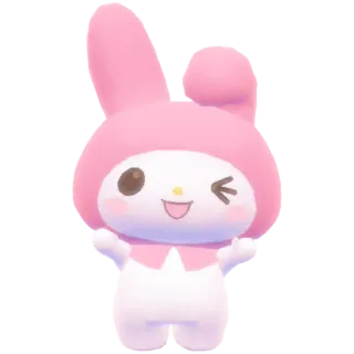 😸 28b075c5 My Melody มายเมโลดี้, ซานริโอ้, คาวาอิ, กระต่าย, น่ารัก telegram sticker