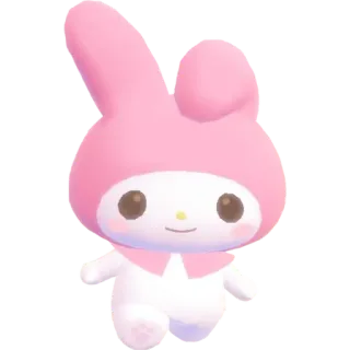 ☺️ 7a6d6f41 My Melody มายเมโลดี้, ซานริโอ้, คาวาอิ, น่ารัก, ตัวการ์ตูน, สีชมพู telegram sticker