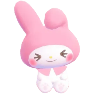😆 97ee82d9 My Melody มายเมโลดี้, ซานริโอ้, ตัวละคร, น่ารัก, สีชมพู, คาวาอิ telegram sticker