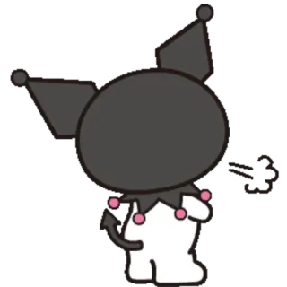 😤 b5fd7e3a Kuromi คุโรมิ, ซานริโอ้, ตัวละคร, การ์ตูน, น่ารัก, คาวาอิ telegram sticker