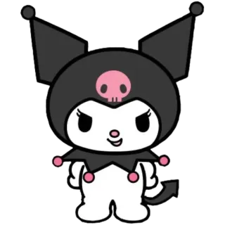 😼 be08f0ff Kuromi คุโรมิ, ซานริโอ้, ตัวละคร, อนิเมะ, น่ารัก, คาวาอิ telegram sticker