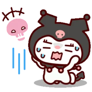 🤬 cef113e4 Kuromi คุโรมิ, อนิเมะ, การ์ตูน, สติกเกอร์, ร้องไห้, กลัว, คาวาอิ telegram sticker