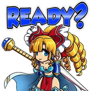 👬 34c9ea1e READY? 만화, 소녀, 마법, 애니메이션, 귀여운, 스티커 telegram sticker