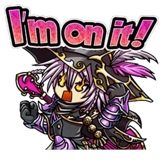 👬 5e35a26a I'm on it! 애니메이션, 만화, 망가, 캐릭터, 흥분, 액션, 결의 telegram sticker