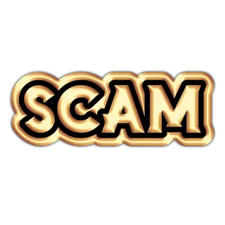 😠 0050cf1a SCAM estafa, fraude, advertencia, cuidado, estafa online, riesgo telegram sticker