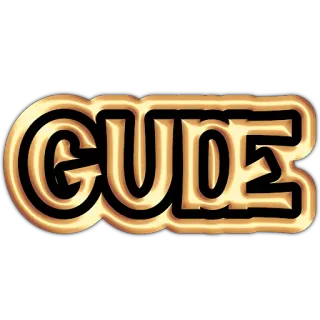 🙋‍♂️ a19c3880 GUDE texto, cita, palabra telegram sticker