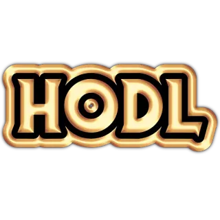 🤗 e6d6b7c2 HODL HODL, cripto, invertir, oro, bitcoin, blockchain telegram sticker