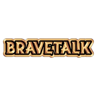 🎵 e9dce1f9 BRAVETALK valiente, hablar, charla valiente, comunicación, conversación telegram sticker
