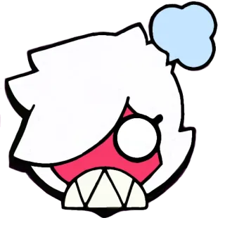 😡 c124c719 Colette Brawl Stars brawl stars, colette, jeu, dessin animé, en colère whatsapp sticker